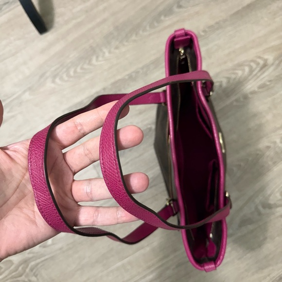 Coach Brown and Pink Monogram Tote - Picture 10 of 10